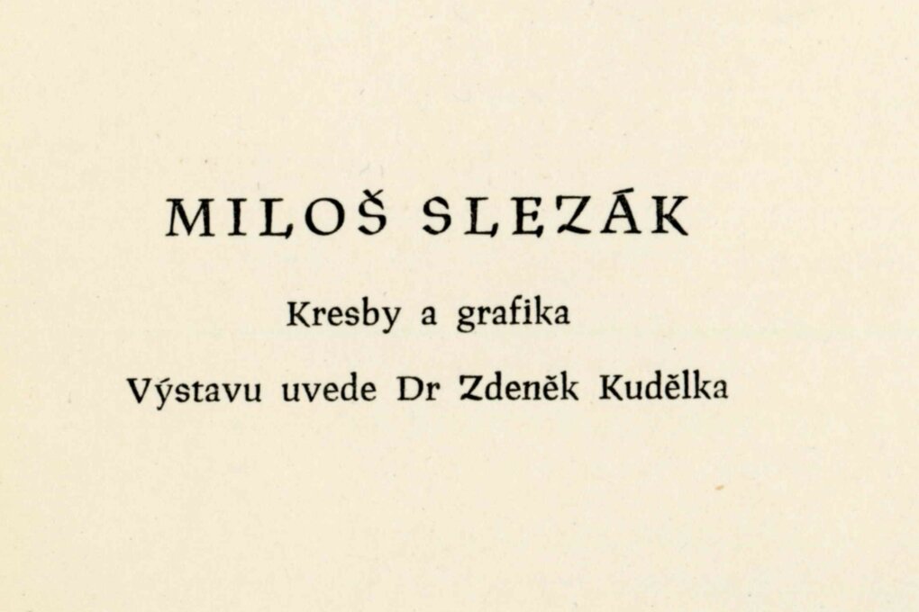 Miloš Slezák – kresby a grafika